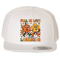 Fall In Love With Learning Thanksgiving Teacher Student Wool Snapback Cap