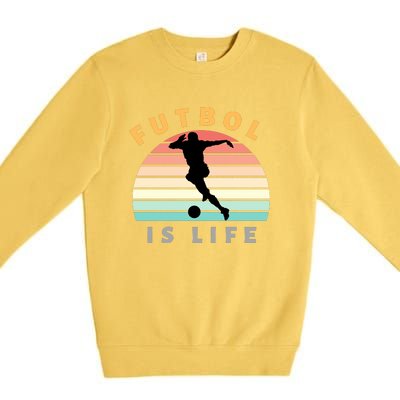 Futbol Is Life Premium Crewneck Sweatshirt