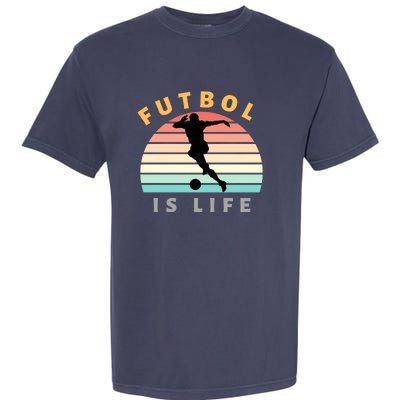 Futbol Is Life Garment-Dyed Heavyweight T-Shirt