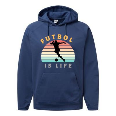 Futbol Is Life Performance Fleece Hoodie