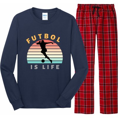 Futbol Is Life Long Sleeve Pajama Set