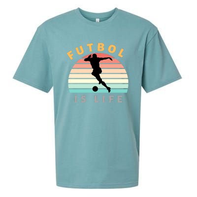 Futbol Is Life Sueded Cloud Jersey T-Shirt