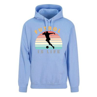 Futbol Is Life Unisex Surf Hoodie