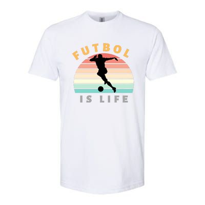 Futbol Is Life Softstyle CVC T-Shirt