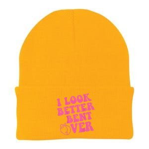 Funny i look better bent over Quote apparel cool saying Knit Cap Winter Beanie