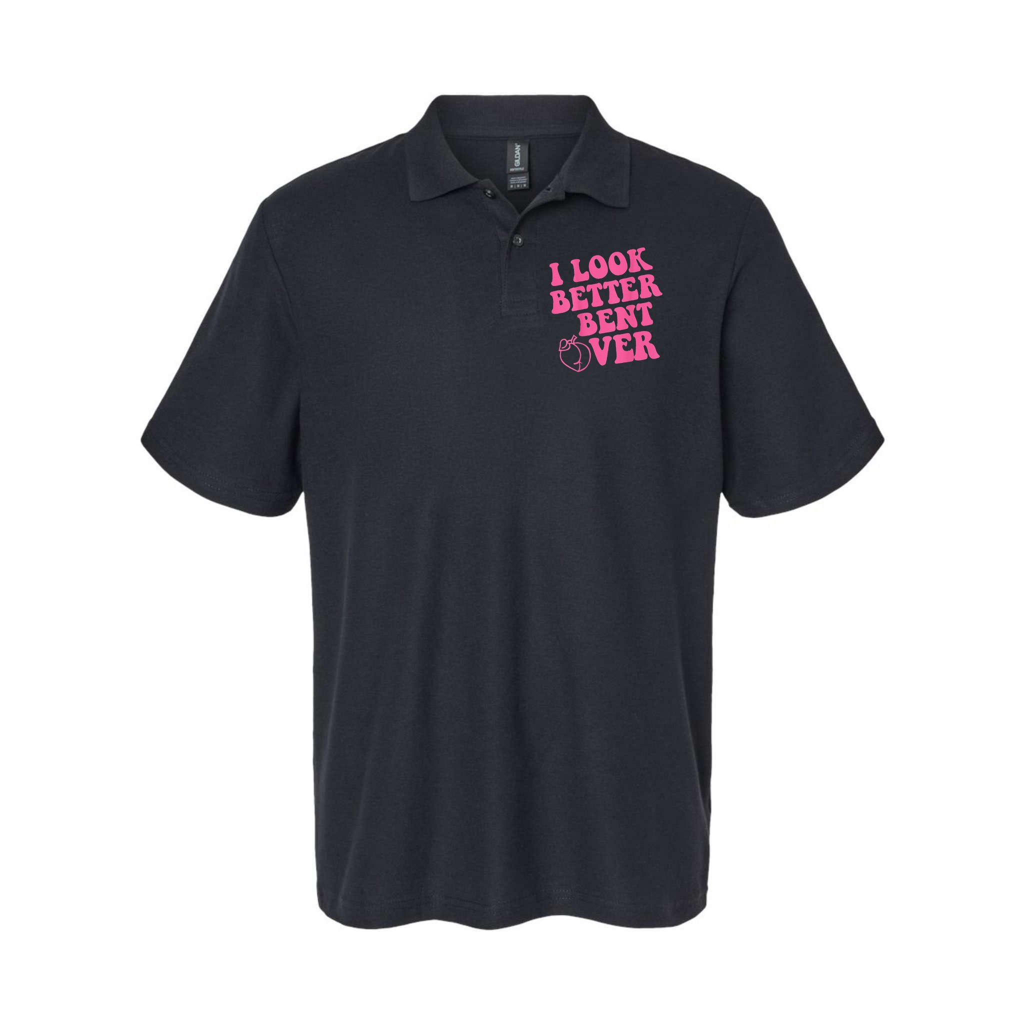 Funny i look better bent over Quote apparel cool saying Polo