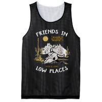 Friend In Low Places 90s Country Western Mesh Reversible Basketball Jersey Tank