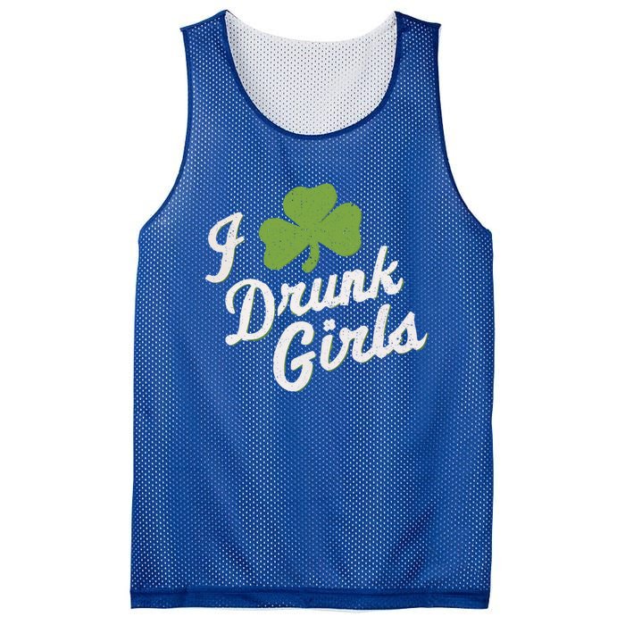 Funny I Love Drunk St Patrick’s Day Ing Gift Mesh Reversible Basketball Jersey Tank