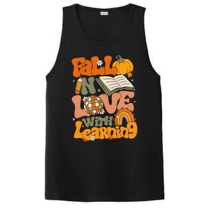 Fall In Love With Learning Autum Thanksgiving Teacher PosiCharge Competitor Tank