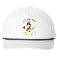 Funny I Love Christmas Snow Much Cute Snowman Snapback Five-Panel Rope Hat