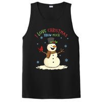 Funny I Love Christmas Snow Much Cute Snowman PosiCharge Competitor Tank