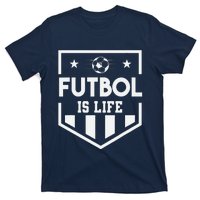 FúTbol Is Life Funny Vintage Football Lover Soccer T-Shirt