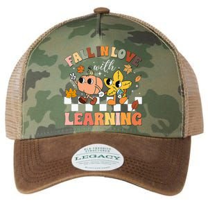 Fall In Love With Learning Thanksgiving Teacher Legacy Tie Dye Trucker Hat