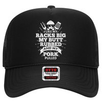 Funny I Like My Racks Big Butt Rubbed And Pork Pulled Trucker Hat