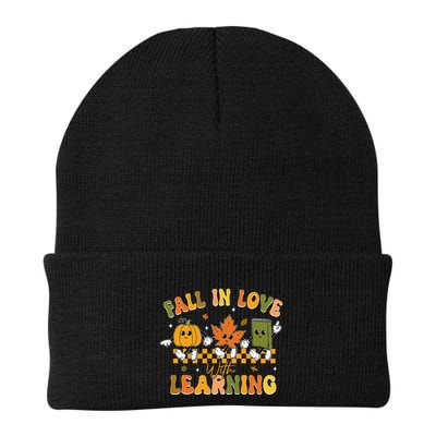 Fall In Love With Learning Retro Pumpkin Thanksgiving Beanie