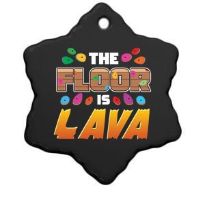 Floor Is Lava Climbing Wall Bouldering Alpinist Mountains Meaningful Gift Ceramic Star Ornament