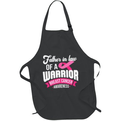 Father In Law Of A Warrior Breast Cancer Awareness Support Apron