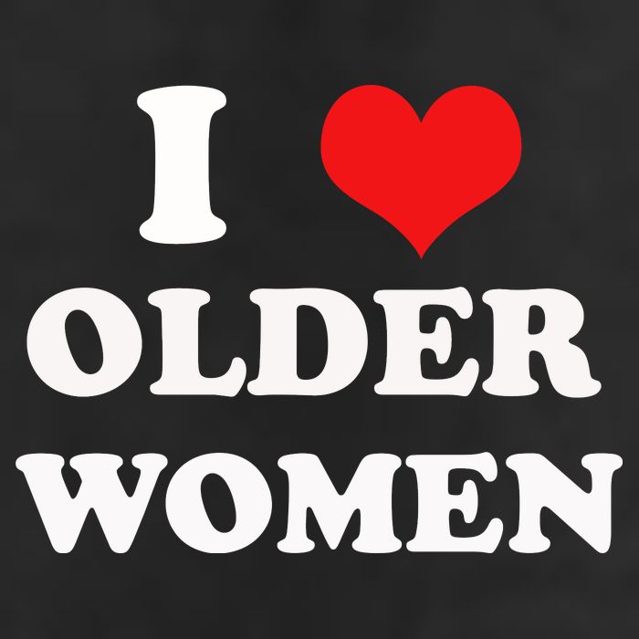 Funny I Love Older Women Heart Hot Moms Beanie