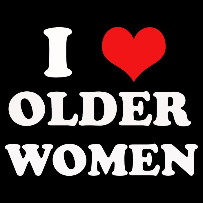 Funny I Love Older Women Heart Hot Moms 16 in Basic Backpack