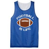 Football Is Life Player Athlete Quarterback Sport Fan Sunday Gift Mesh Reversible Basketball Jersey Tank