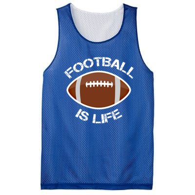 Football Is Life Player Athlete Quarterback Sport Fan Sunday Gift Mesh Reversible Basketball Jersey Tank