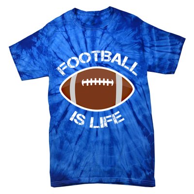 Football Is Life Player Athlete Quarterback Sport Fan Sunday Gift Tie-Dye T-Shirt