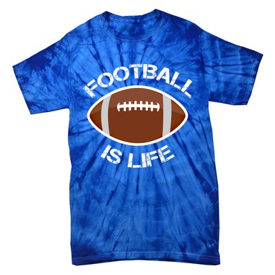 Football Is Life Player Athlete Quarterback Sport Fan Sunday Gift Tie-Dye T-Shirt