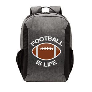 Football Is Life Player Athlete Quarterback Sport Fan Sunday Gift Vector Backpack