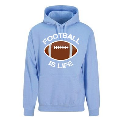 Football Is Life Player Athlete Quarterback Sport Fan Sunday Gift Unisex Surf Hoodie