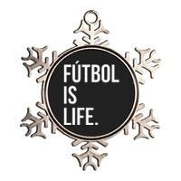 Futbol Is Life Metallic Star Ornament