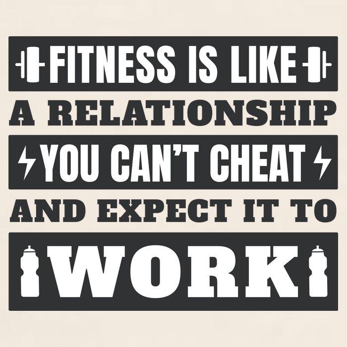 Fitness Is Like A Relationship You Can't Cheat Motivational Garment-Dyed Women's Muscle Tee