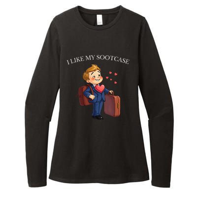 Funny I Like My Suitcase Trump Meme Womens CVC Long Sleeve Shirt