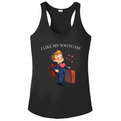 Funny I Like My Suitcase Trump Meme Ladies PosiCharge Competitor Racerback Tank