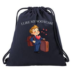 Funny I Like My Suitcase Trump Meme Drawstring Bag