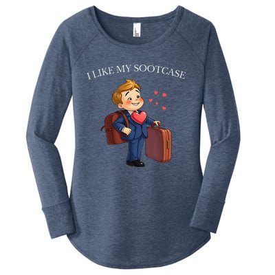 Funny I Like My Suitcase Trump Meme Women's Perfect Tri Tunic Long Sleeve Shirt