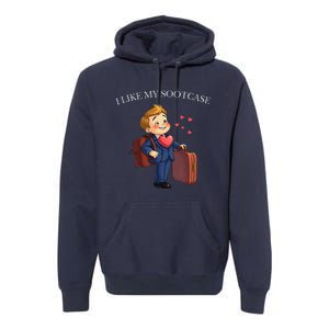 Funny I Like My Suitcase Trump Meme Premium Hoodie