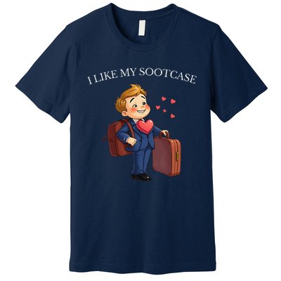 Funny I Like My Suitcase Trump Meme Premium T-Shirt