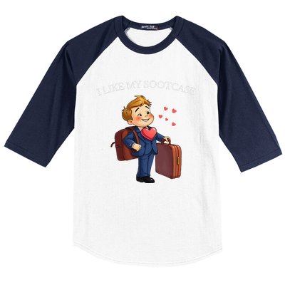 Funny I Like My Suitcase Trump Meme Baseball Sleeve Shirt