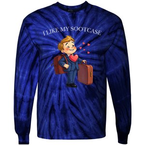 Funny I Like My Suitcase Trump Meme Tie-Dye Long Sleeve Shirt