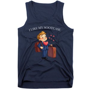 Funny I Like My Suitcase Trump Meme Tank Top