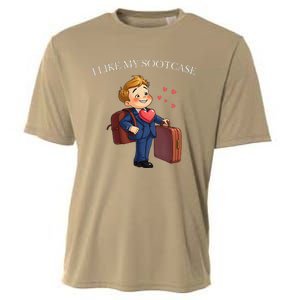 Funny I Like My Suitcase Trump Meme Cooling Performance Crew T-Shirt