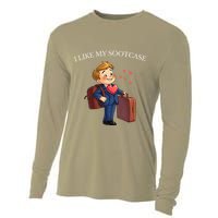 Funny I Like My Suitcase Trump Meme Cooling Performance Long Sleeve Crew