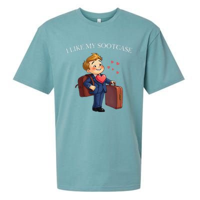 Funny I Like My Suitcase Trump Meme Sueded Cloud Jersey T-Shirt