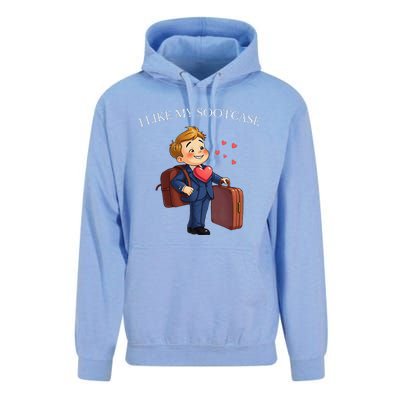 Funny I Like My Suitcase Trump Meme Unisex Surf Hoodie