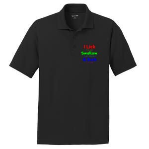 Funny I Lick The Salt Swallow The Tequila And Suck Lime Cool Gift PosiCharge RacerMesh Polo