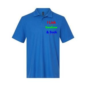 Funny I Lick The Salt Swallow The Tequila And Suck Lime Cool Gift Softstyle Adult Sport Polo