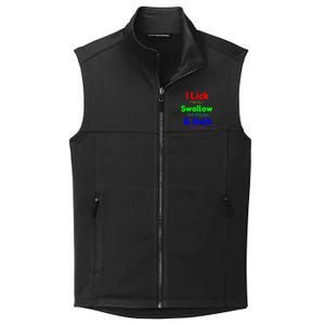 Funny I Lick The Salt Swallow The Tequila And Suck Lime Cool Gift Collective Smooth Fleece Vest