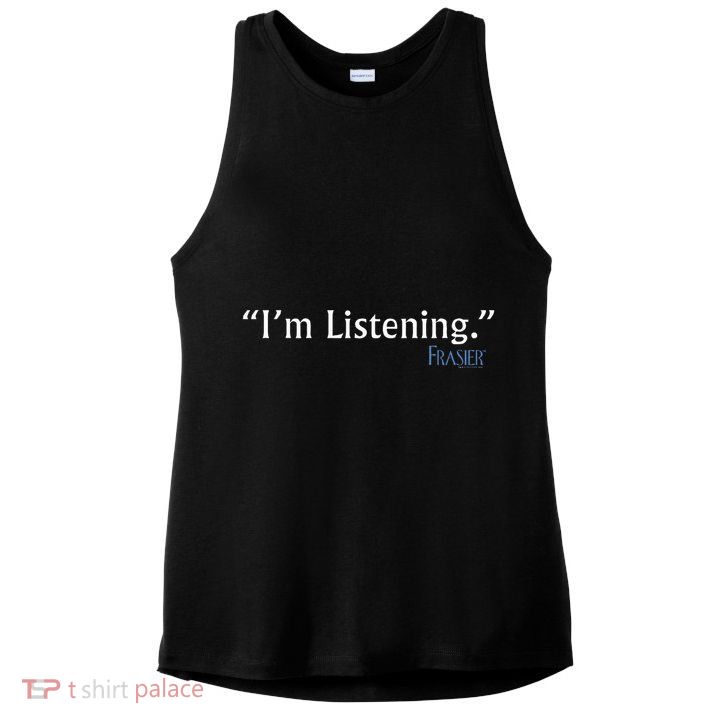 Frasier IM Listening Ladies PosiCharge Tri-Blend Wicking Tank
