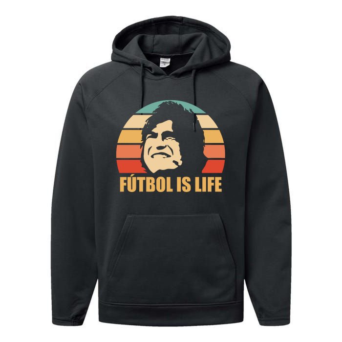 Futbol Is Life Dani Rojas FúTbol Is Life Performance Fleece Hoodie