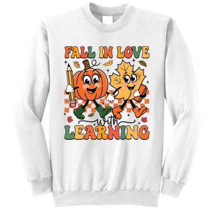 Fall In Love With Learning Thanksgiving Teacher Student Sweatshirt